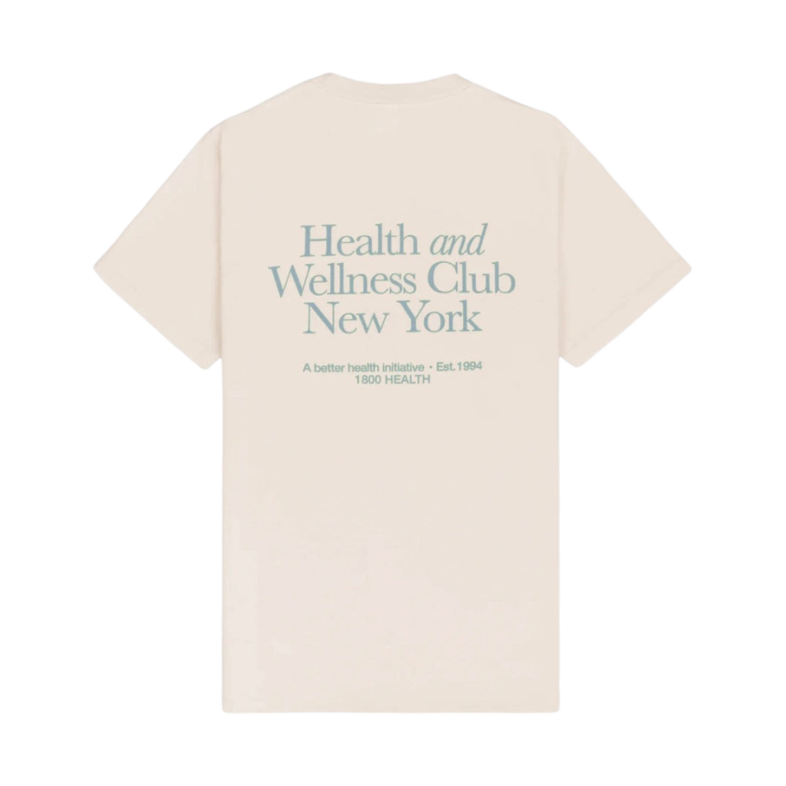 스포티 앤 리치 HWCNY 티셔츠 크림 파라다이스(Sporty & Rich HWCNY T-Shirt Cream Paradise) - 2