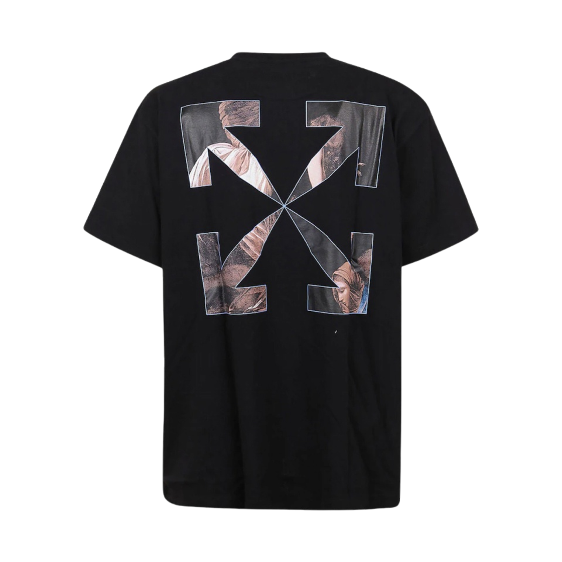 OMAA038E20JER0061010 Off-White Caravaggio Angel Over S/S T-Shirt Black - #2