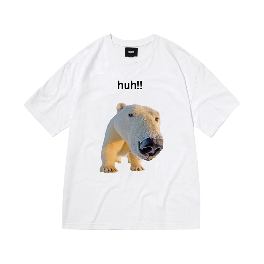 스웨이드 허 티 화이트(Suade Huh Tee White)