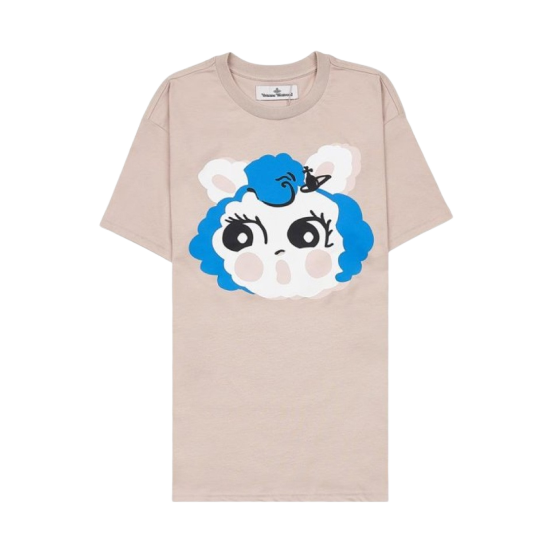 (W) 비비안 웨스트우드 몰리 클래식 티셔츠 베이지((W) Vivienne Westwood Molly Classic T-Shirt Beige) - 1