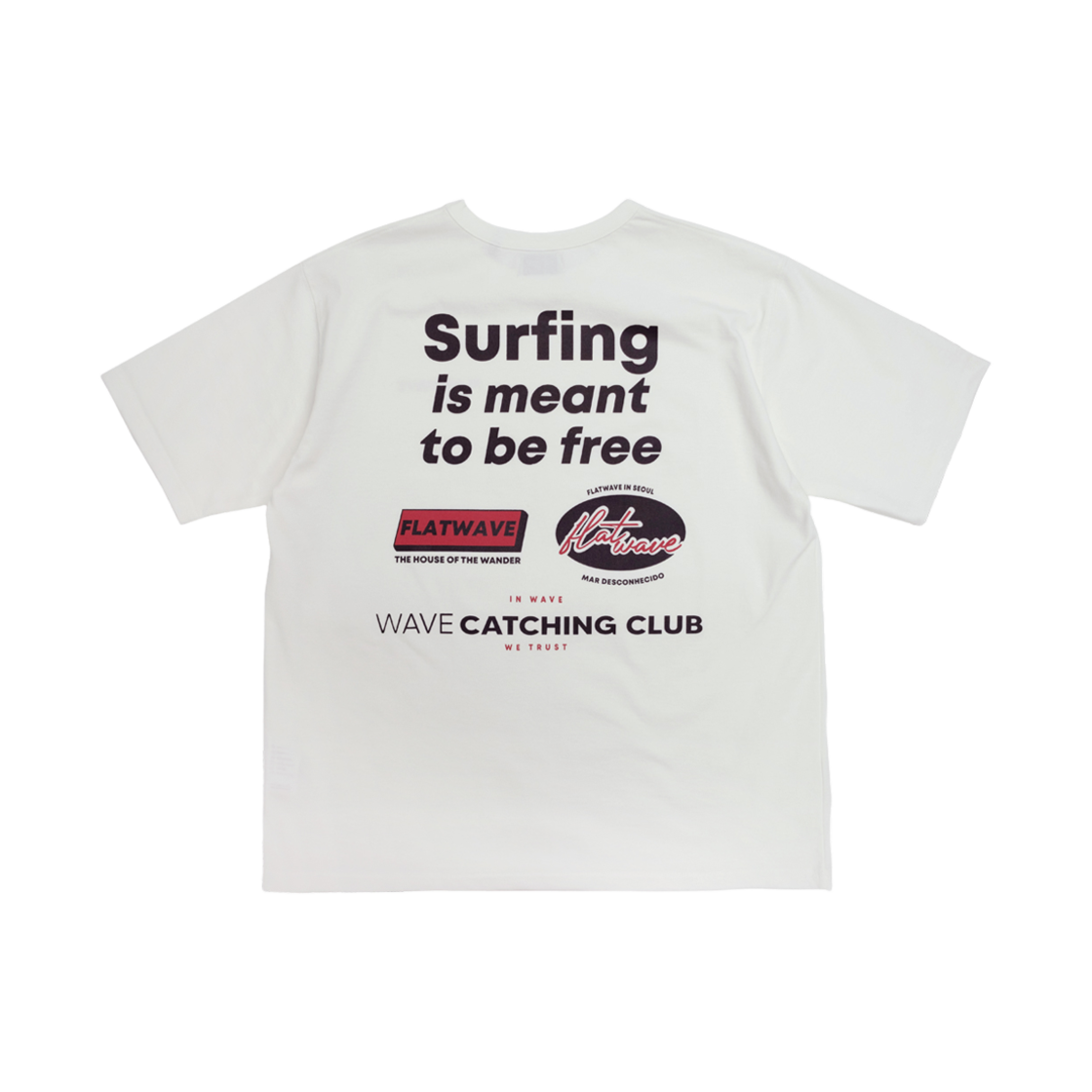 100042 Flatwave Knii Print T Shirt White