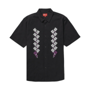 Supreme Needlepoint S/S Shirt Black - 23SS