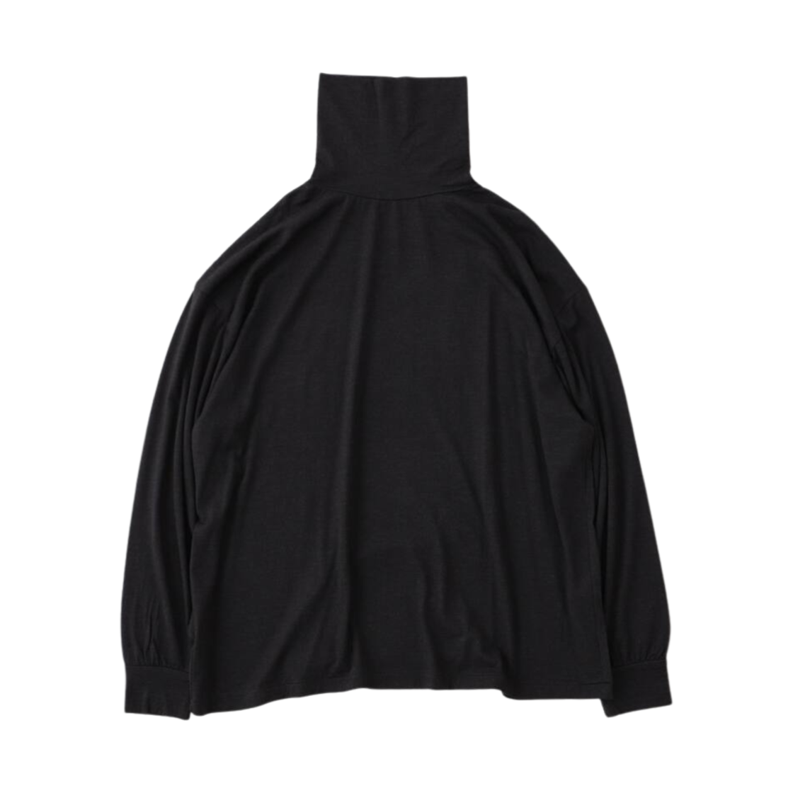 코모리 울 저지 터틀넥 풀오버 차콜 - 24AW(Comoli Wool Jersey Turtleneck Pullover Charcoal - 24AW)