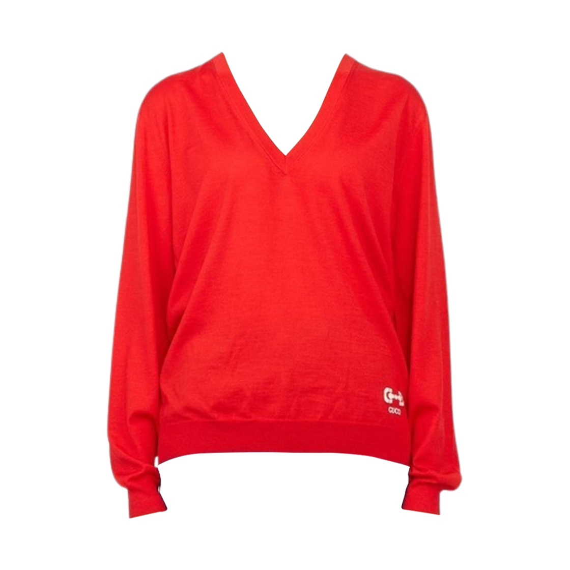 727410-XKCZ3-6076 (W) Gucci Horsebit Knit Red