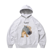 Suade Huh Hoodie Melange Gray