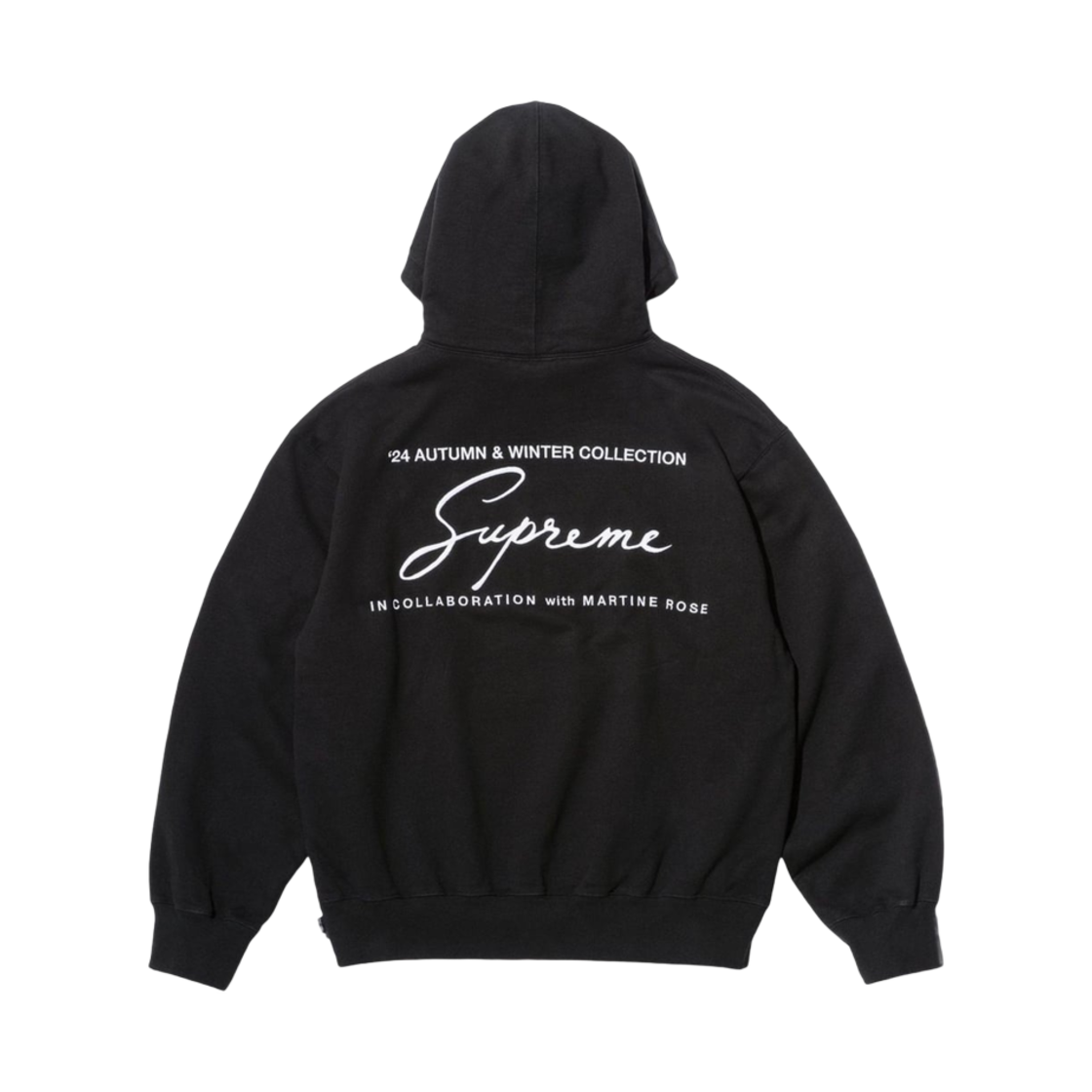 슈프림 x 마틴 로즈 후드 스웨트셔츠 블랙 - 24FW(Supreme x Martine Rose Hooded Sweatshirt Black - 24FW)