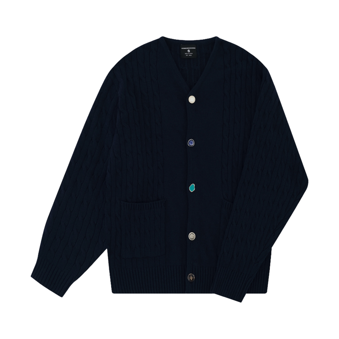 홍우성 더 세컨 시그니처 가디건 인디고(Hongwoosung The Second Signature Cardigan Indigo)