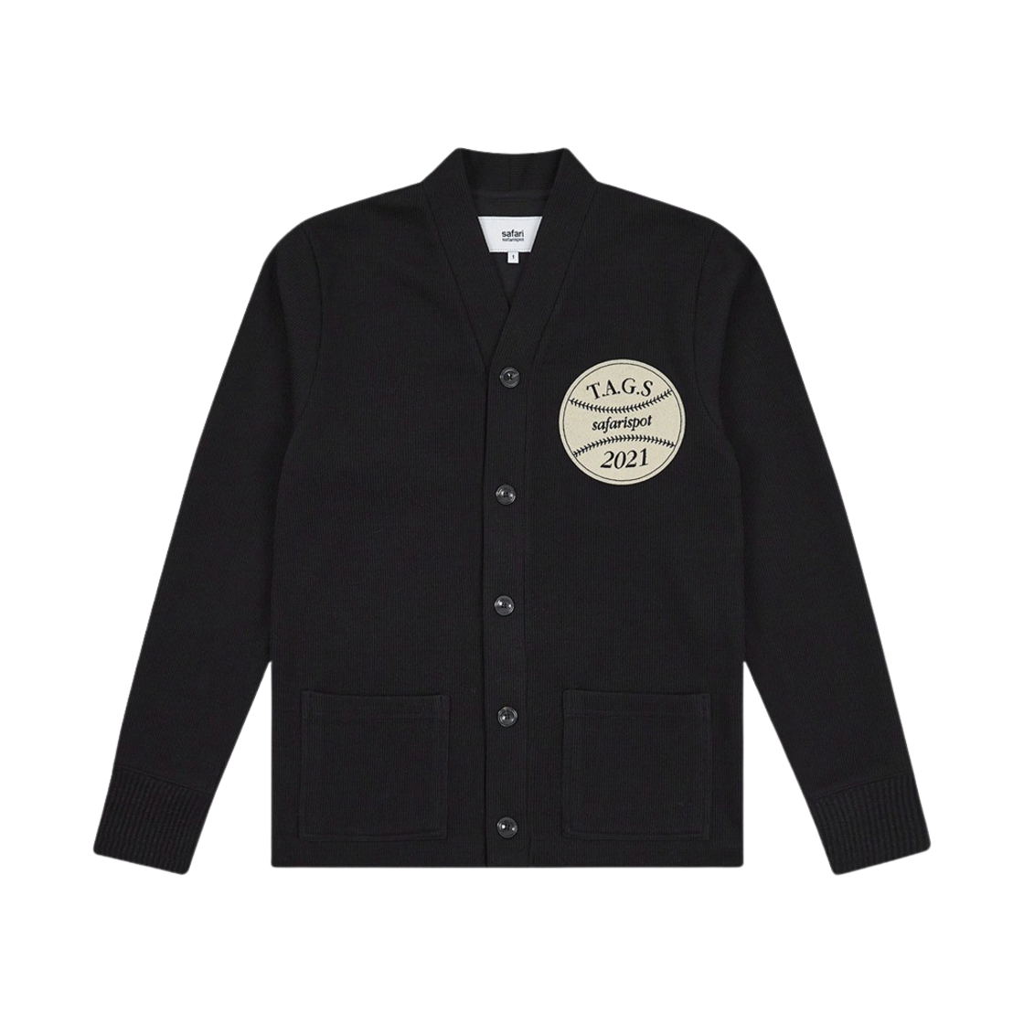 사파리스팟 루 베이스 유니폼 가디건 블랙(Safarispot Roux Base Uniform Cardigan Black) - 1