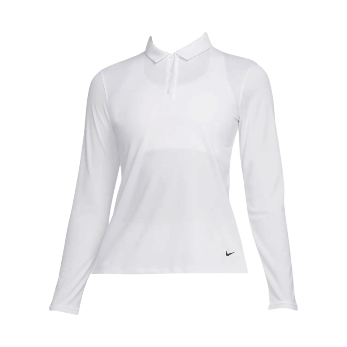 DH2317-100 (W) Nike Dri-Fit Victory Long Sleeve Golf Polo White - Asia