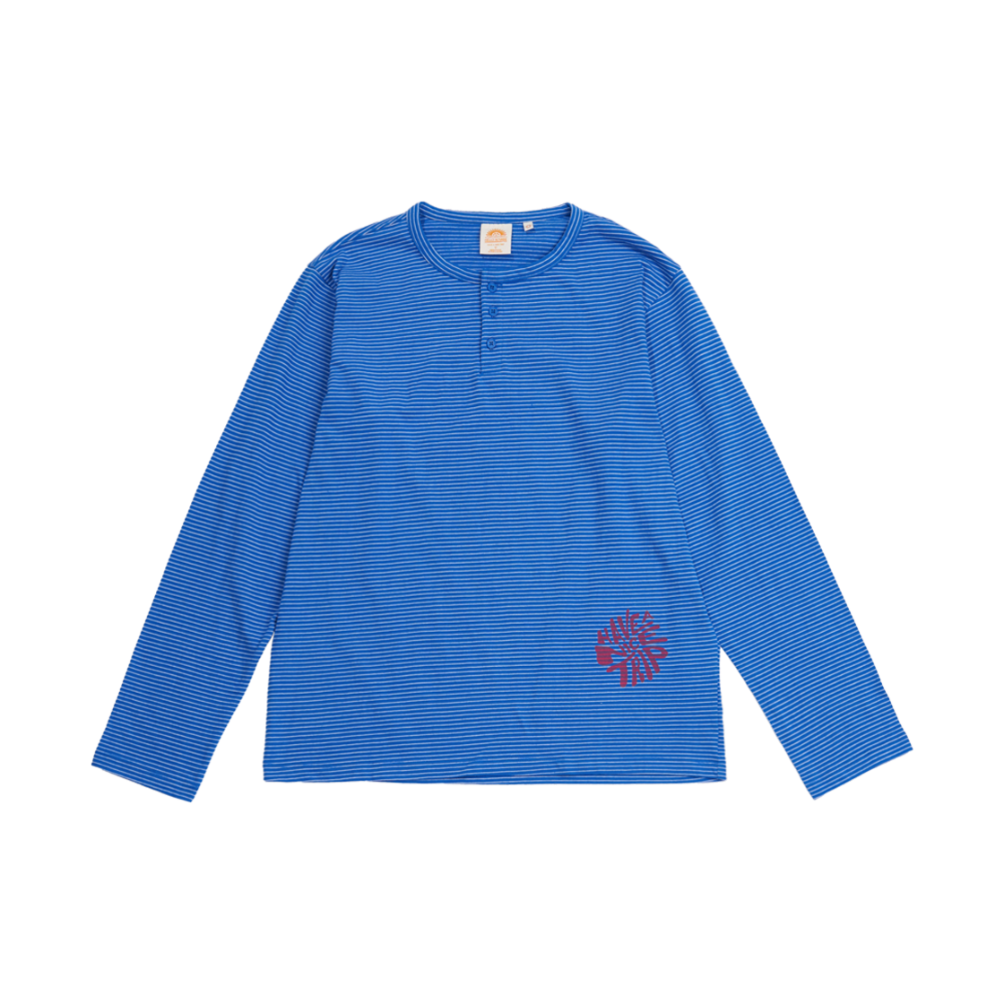 【HELLO SUNRISE】 Henley Neck Stripe LS Tee / 追跡付 HELLO SUNRISE】 Henley Neck Stripe LS Tee / 追跡付 (Hello