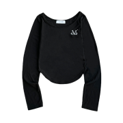 MUCENT Asti Slim U Neck T Black
