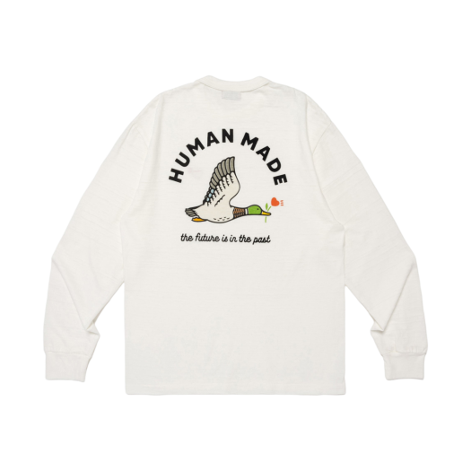 HM29CS020 Human Made Graphic L/S T-Shirt White