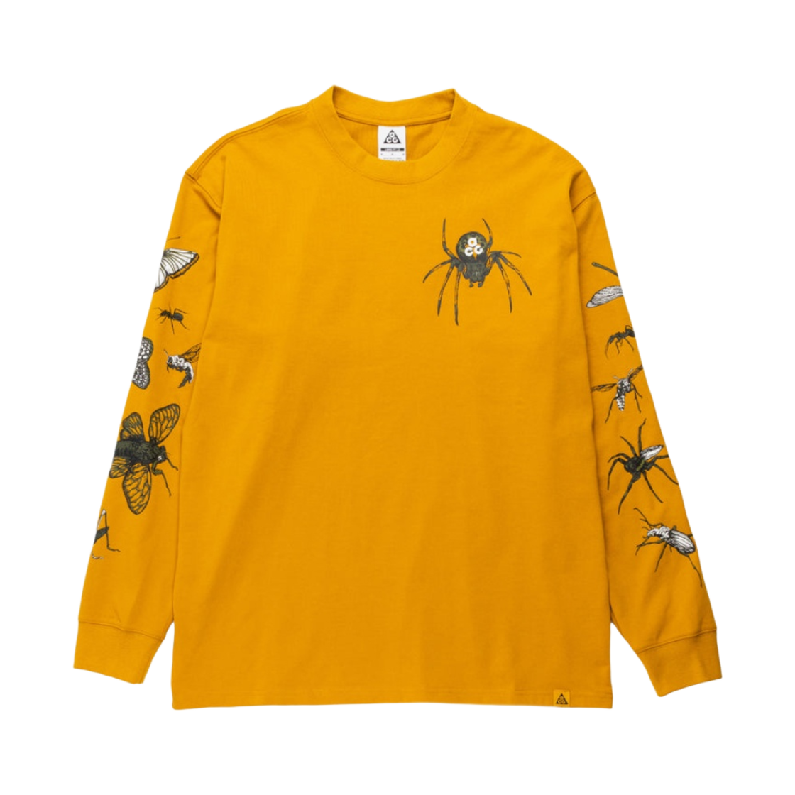 나이키 ACG 인섹트 롱슬리브 티셔츠 골드 스웨이드 - 아시아(Nike ACG Insects Long-Sleeve T-Shirt Gold Suede - Asia) - 1