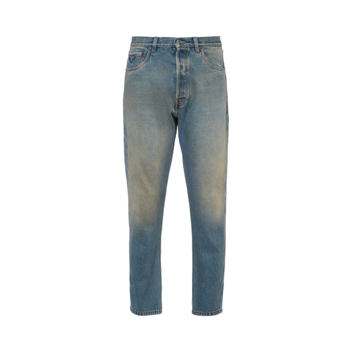 프라다 파아브 포켓 데님 진 라이트 블루(Prada Five-Pocket Denim Jeans Light Blue) - 1