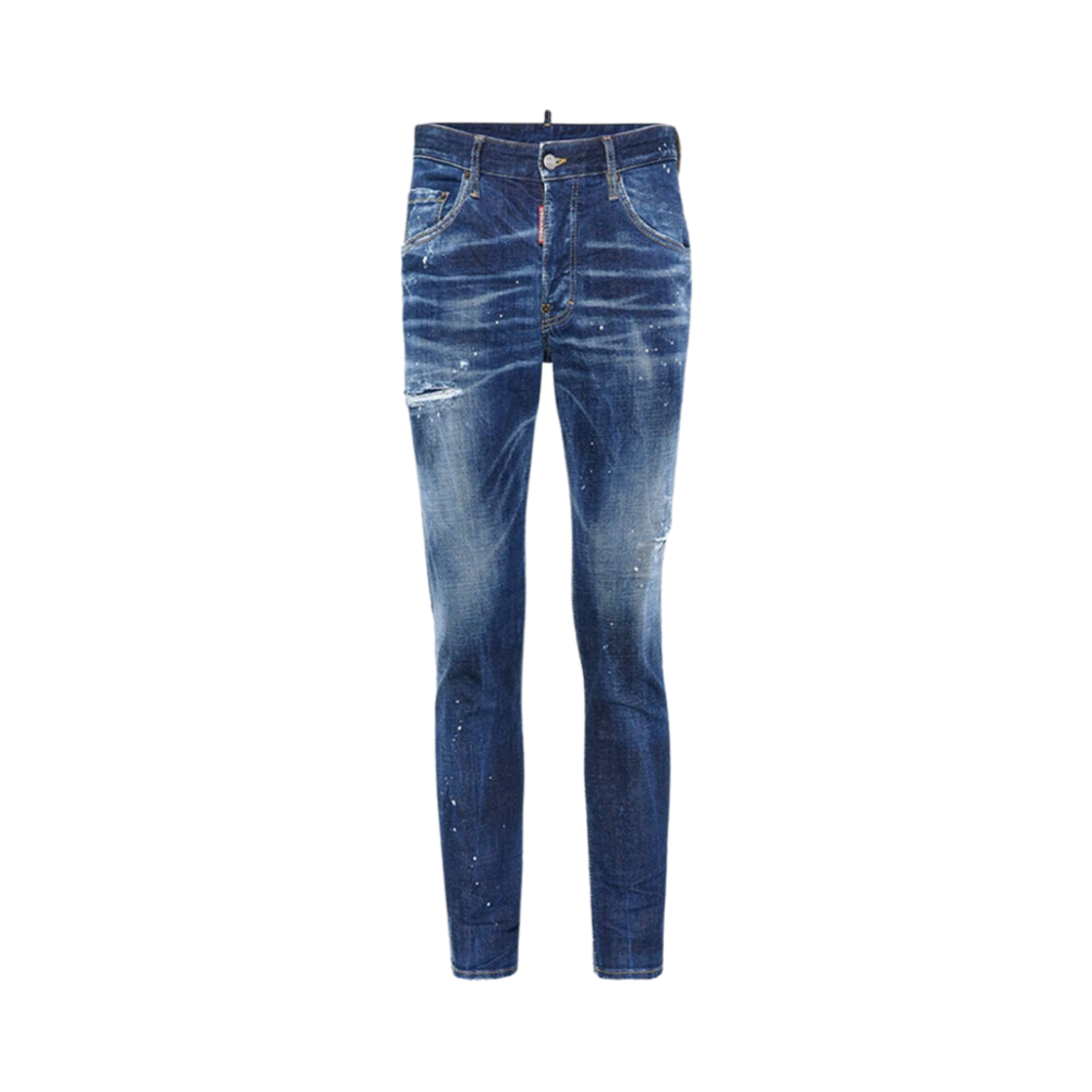 S74LB1556S30664470 Dsquared2 Dark Easy Wash Skater Jeans Navy