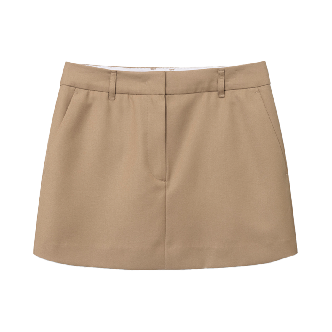 UDSK5A205I2 Dunst Micro Mini Skirt Beige