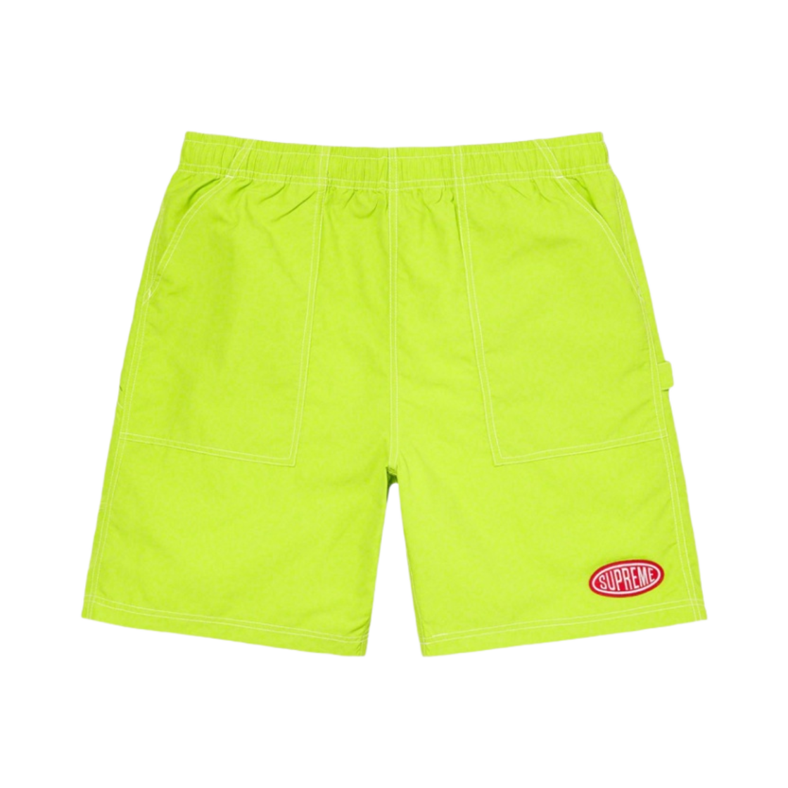 슈프림 나일론 페인터 쇼츠 라임 - 23SS(Supreme Nylon Painter Shorts Lime - 23SS) - 1