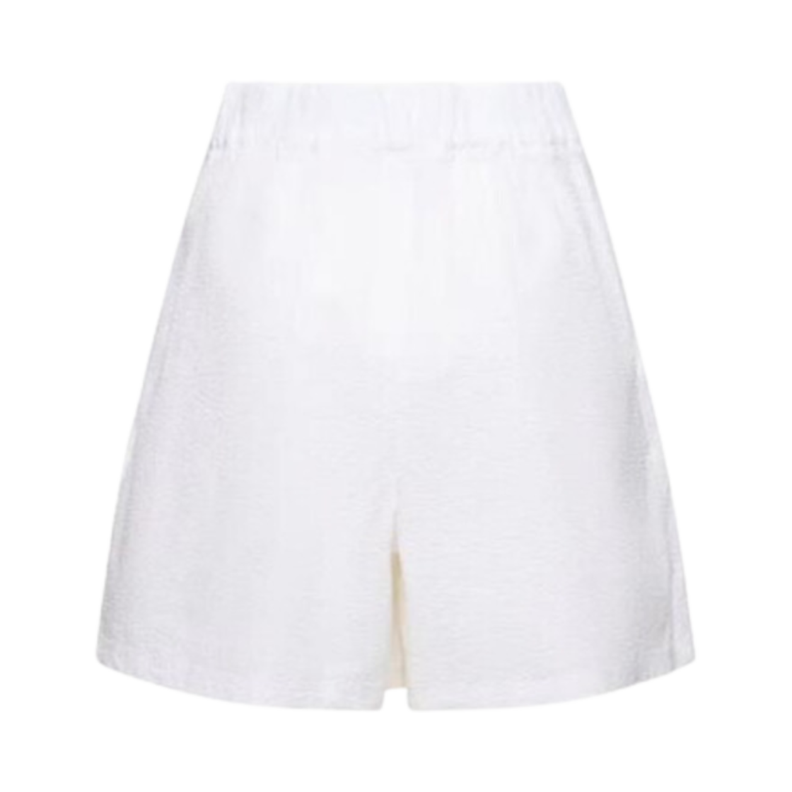(W) 막스마라 카날리 시어서커 코튼 쇼츠 화이트((W) Max Mara Canale Seersucker Cotton Shorts White) - 2
