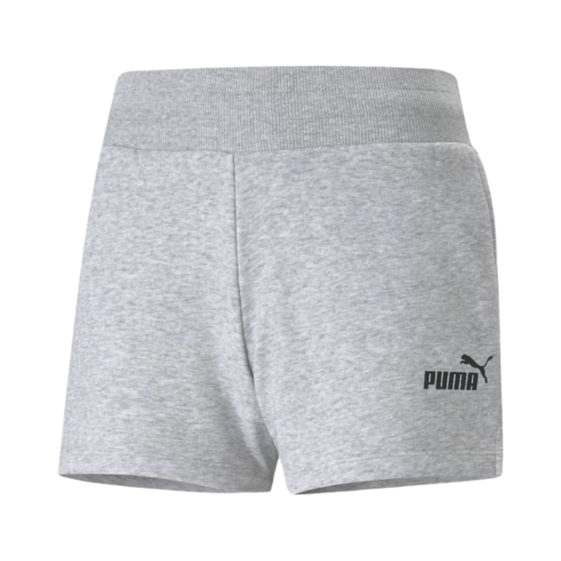 (W) 푸마 에센셜 스웨트쇼츠 라이트 그레이 헤더((W) Puma Essentials Sweatshorts Light Gray Heather) - 1