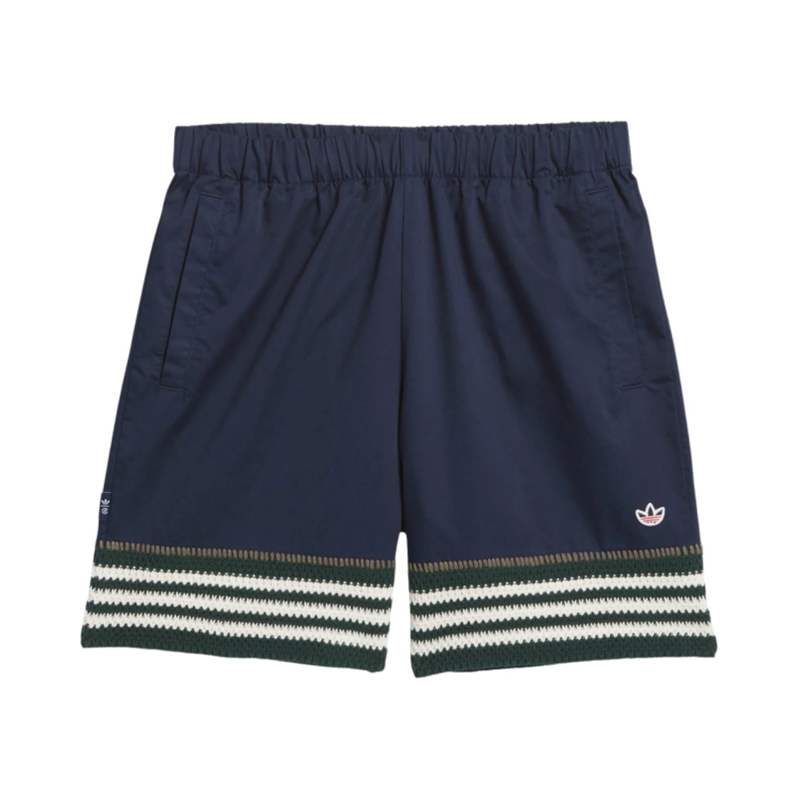 JN7721 Adidas x Clot Knit Shorts Night Indigo - US Sizing