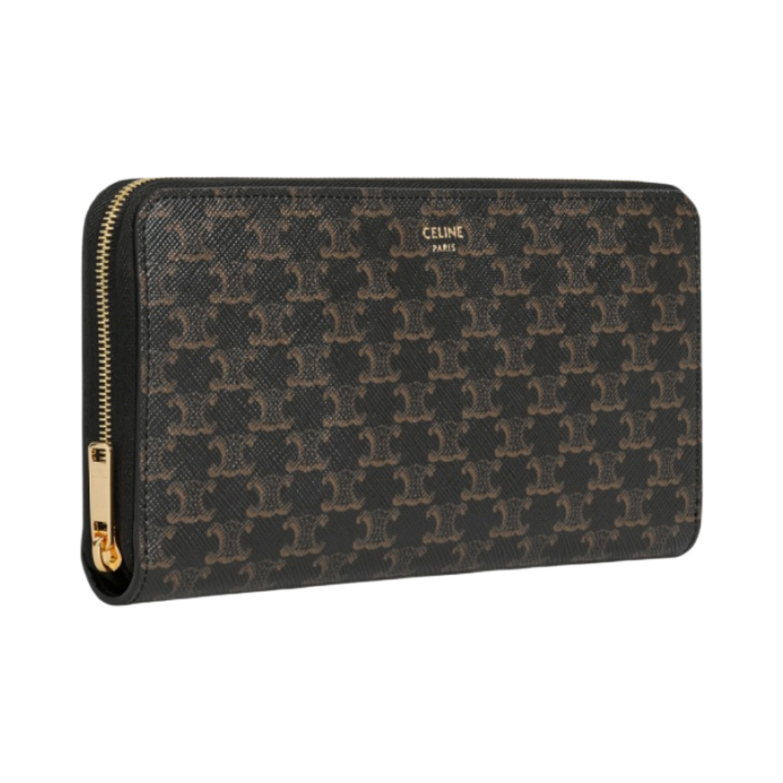 셀린느 트리옹프 캔버스 라지 지퍼 지갑 블랙(Celine Large Zipped Wallet in Triomphe Canvas Black) - 2