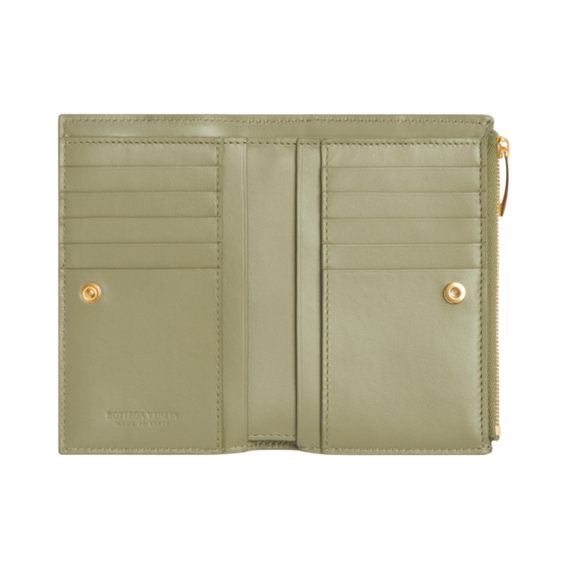 보테가 베네타 지퍼 반지갑 트레버틴(Bottega Veneta Bi-Fold Zip Wallet Travertine) - 2