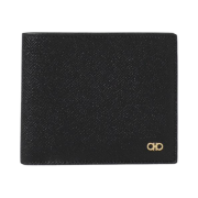 Ferragamo Micro Gancini Wallet Black