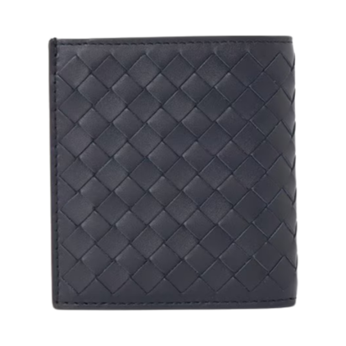 보테가 베네타 인트레치아토 반지갑 네이비(Bottega Veneta Intrecciato Bi-Fold Wallet Navy) - 3