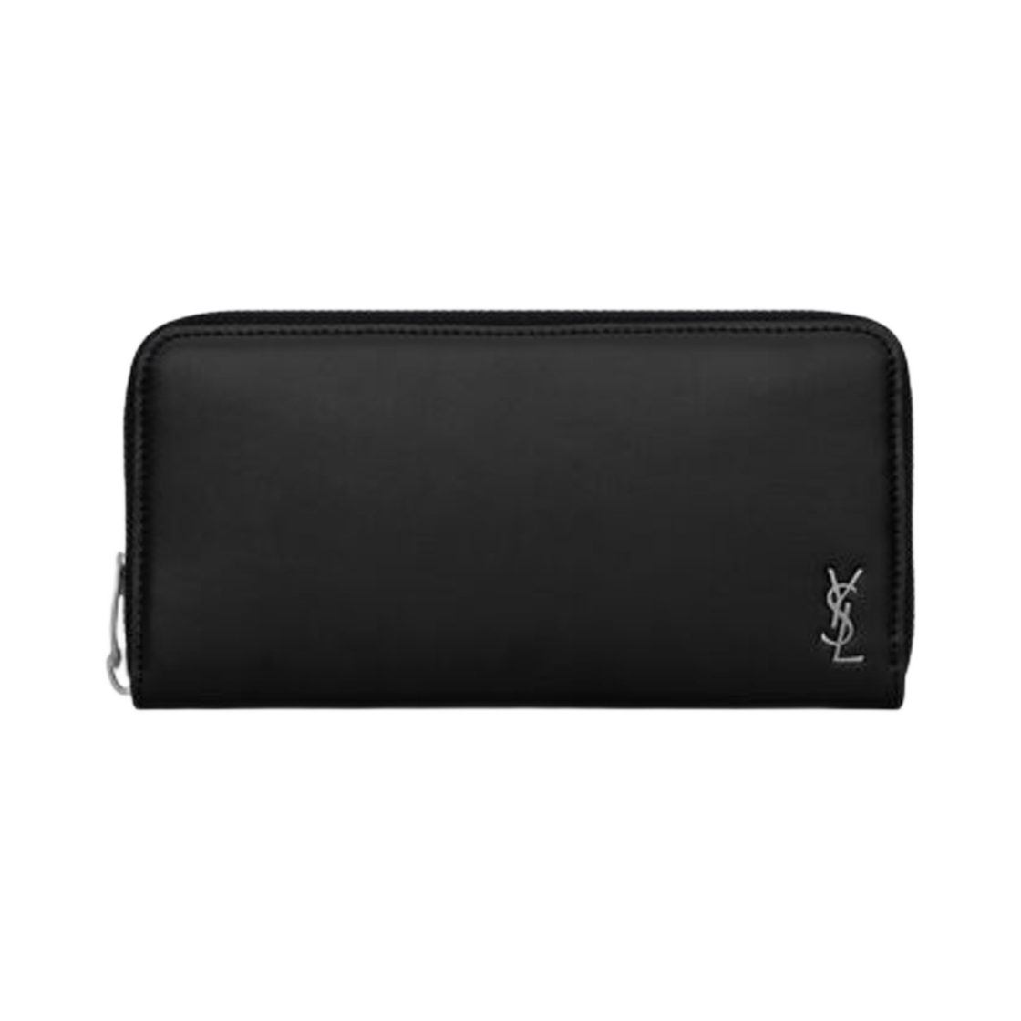 생로랑 타이니 카산드라 집 어라운드 월렛 매트 레더 블랙(Saint Laurent Tiny Cassandre Zip-Around Wallet in Matte Leather Black) - 1