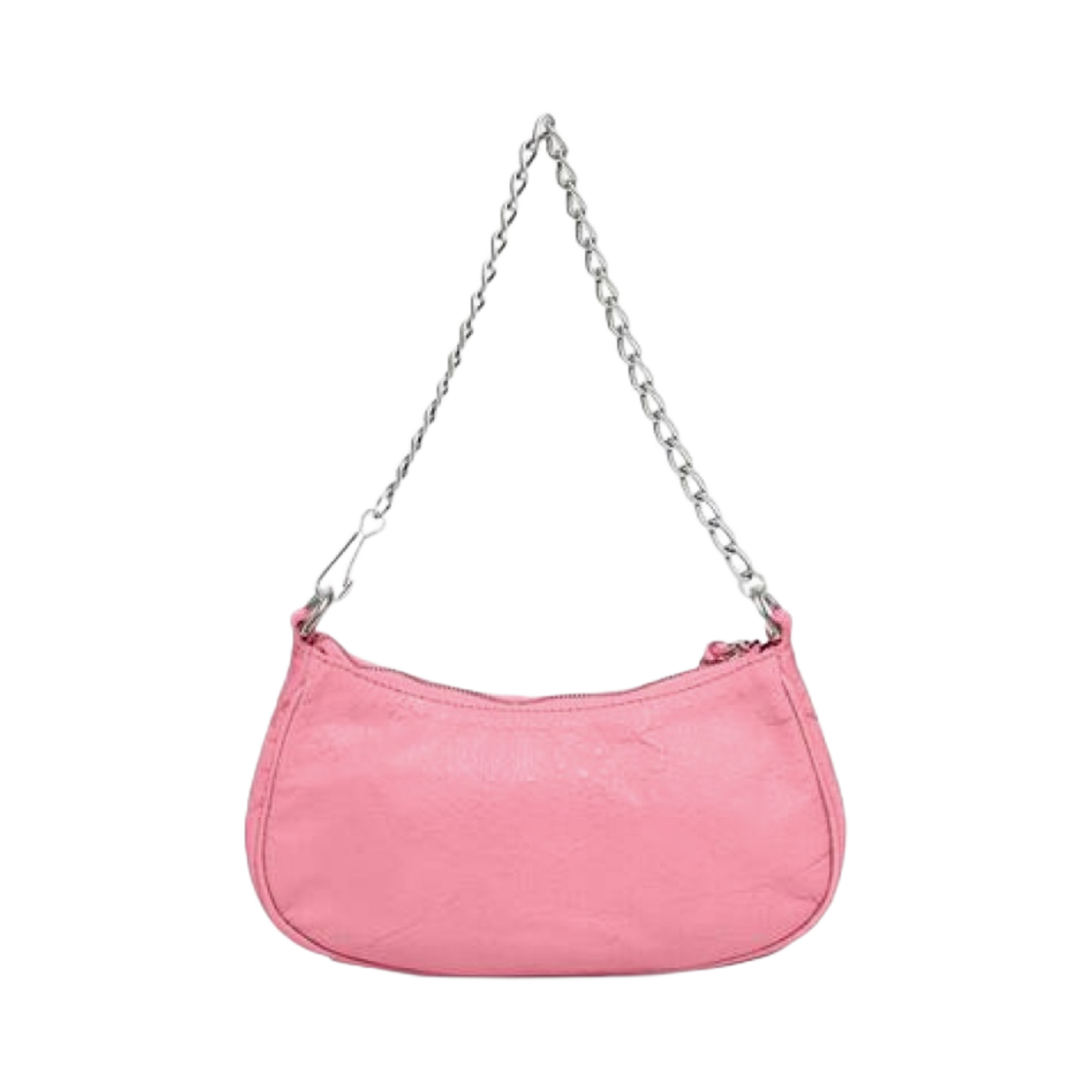 발렌시아가 크로커다일 엠보스 르 카골 체인 미니 퍼스 핑크(Balenciaga Crocodile Embossed Le Cagole Mini Purse with Chain Pink) - 2