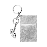 Sentiments No.404 Card Wallet Silver