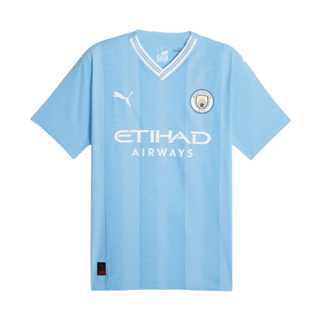 푸마 맨체스터 시티 2023/24 홈 어센틱 저지 팀 라이트 블루 (논 마킹 버전)(Puma Manchester City 2023/24 Home Authentic Jersey Team Light Blue (Non Marking Ver.))