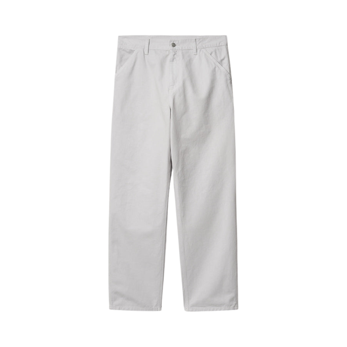 칼하트 WIP 뉴콤 드릴 싱글 니 팬츠 소닉 실버 가먼트 다이드(Carhartt WIP Newcomb Drill Single Knee Pants Sonic Silver Garment Dyed) - 1