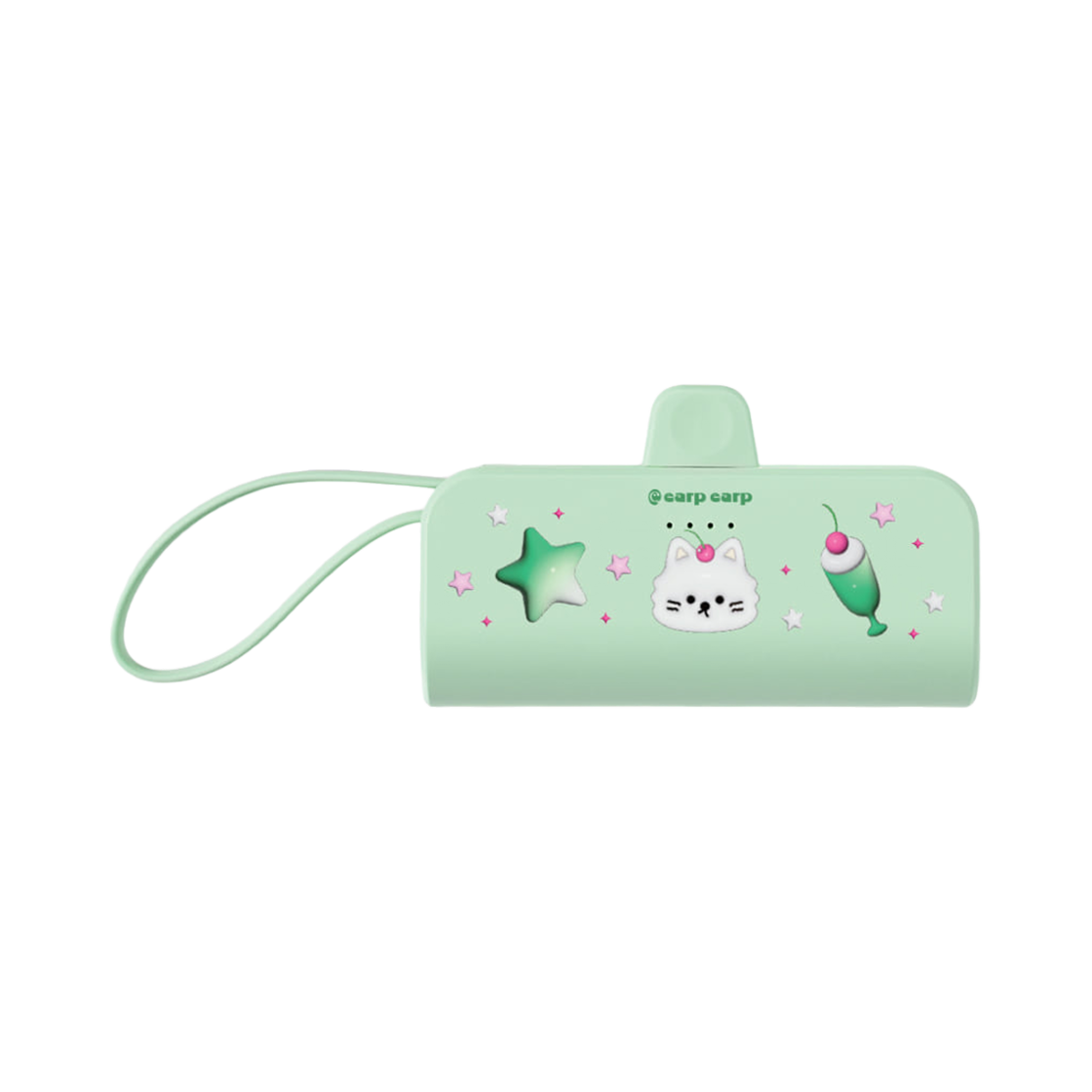E2410_0015 earpearp Parfait Chichi Docking Type Auxiliary Battery Green