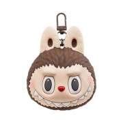 Pop Mart Labubu Original Silicone Earphone Bag Brown