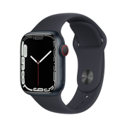 Apple Watch Series 7 41mm Cellular Midnight Aluminum Case with Sport Band Midnight (Korean Ver.)
