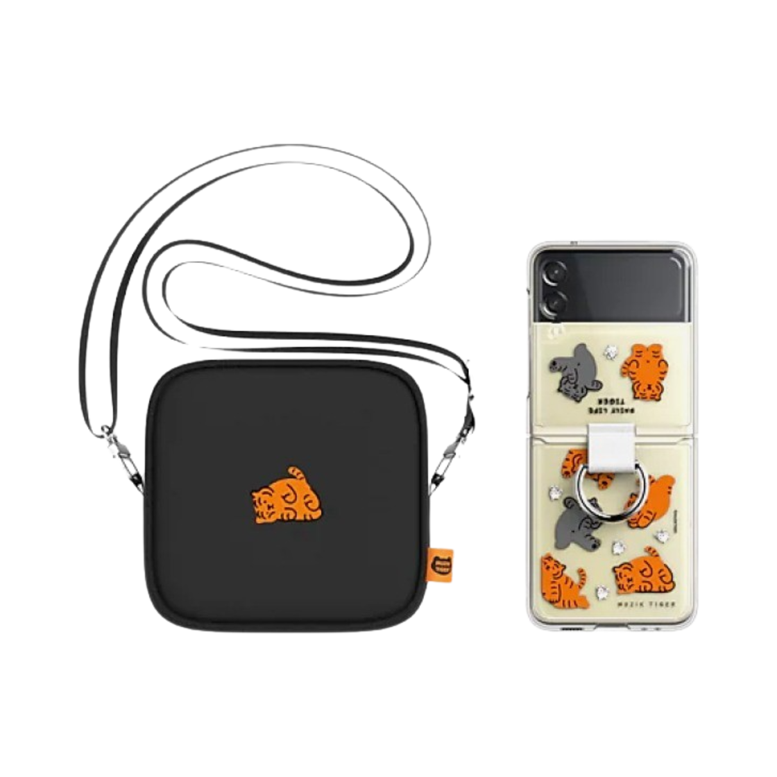 삼성 갤럭시 Z 플립3 무직 타이거 에디션 팬텀 블랙 (국내 정식 발매 제품)(Samsung Galaxy Z Flip3 Muzik Tiger Edition Phantom Black (Korean Ver.)) - 2