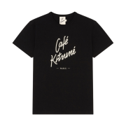 Maison Kitsune Cafe Kitsune T-Shirt Black