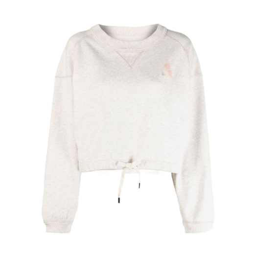 (W) Isabel Marant Margo Logo Sweatshirt Ecru - 22FW