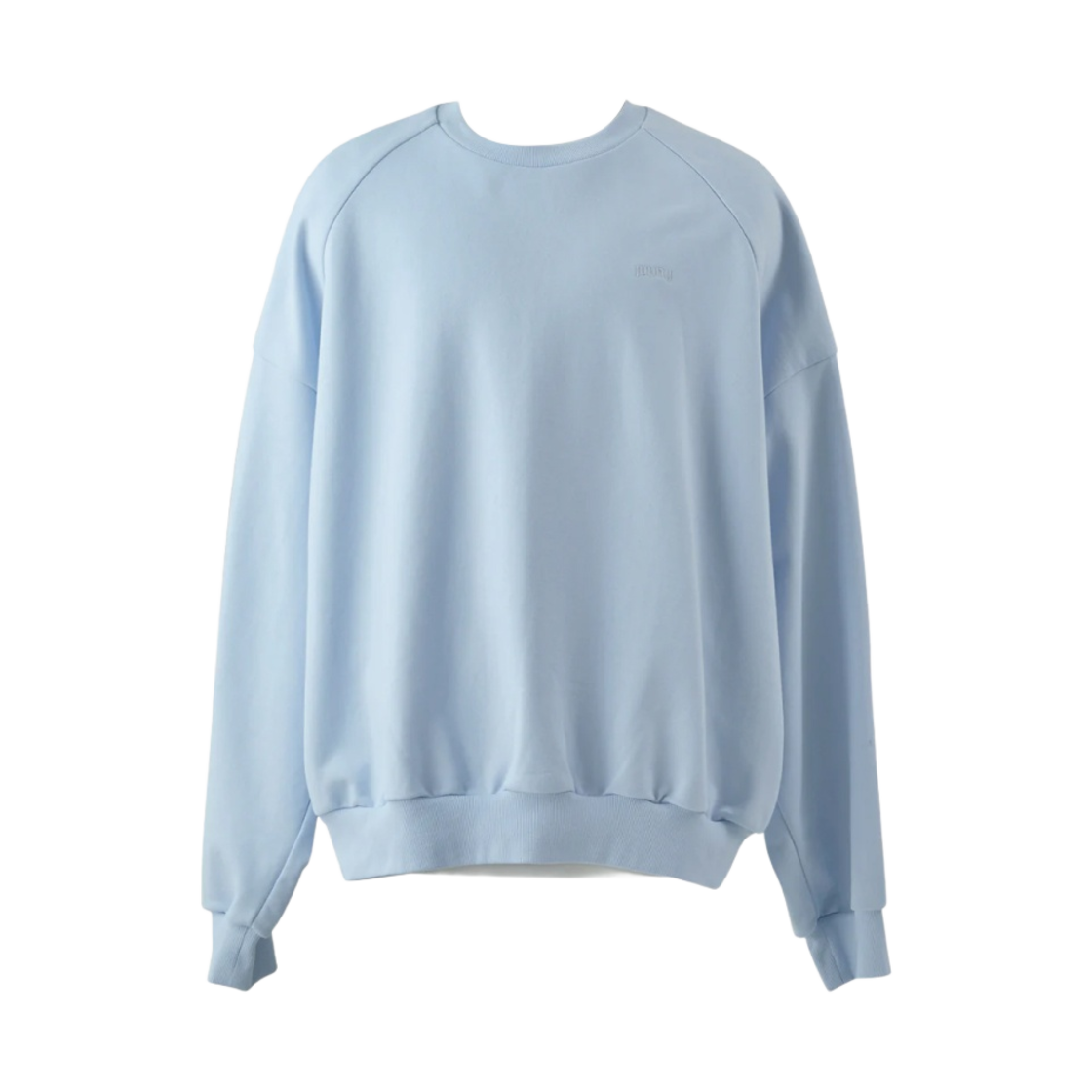 준지 x 니키 하레 오버핏 그래픽 스웨트셔츠 스카이 블루 - 23SS(Juun.J x Niki Hare Overfit Graphic Sweatshirt Sky Blue - 23SS) - 2