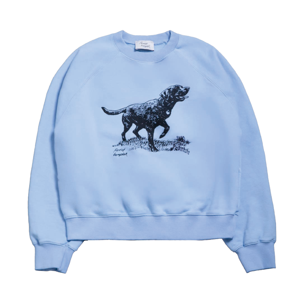 AU25XSW03 Artist Komplex Vintage Raglan Dog Sweat Shirts