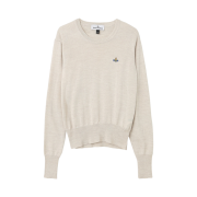 (W) Vivienne Westwood Bea Jumper Knit Oatmeal - 21FW