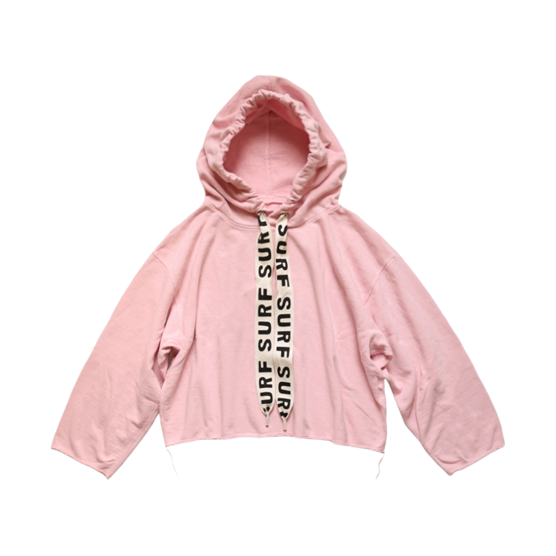 캐피탈 플리스 캣피쉬 서프 후드 스웨트셔츠 핑크