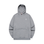 Jordan Essentials Loopback Fleece Pullover Hoodie Carbon Heather White - Asia