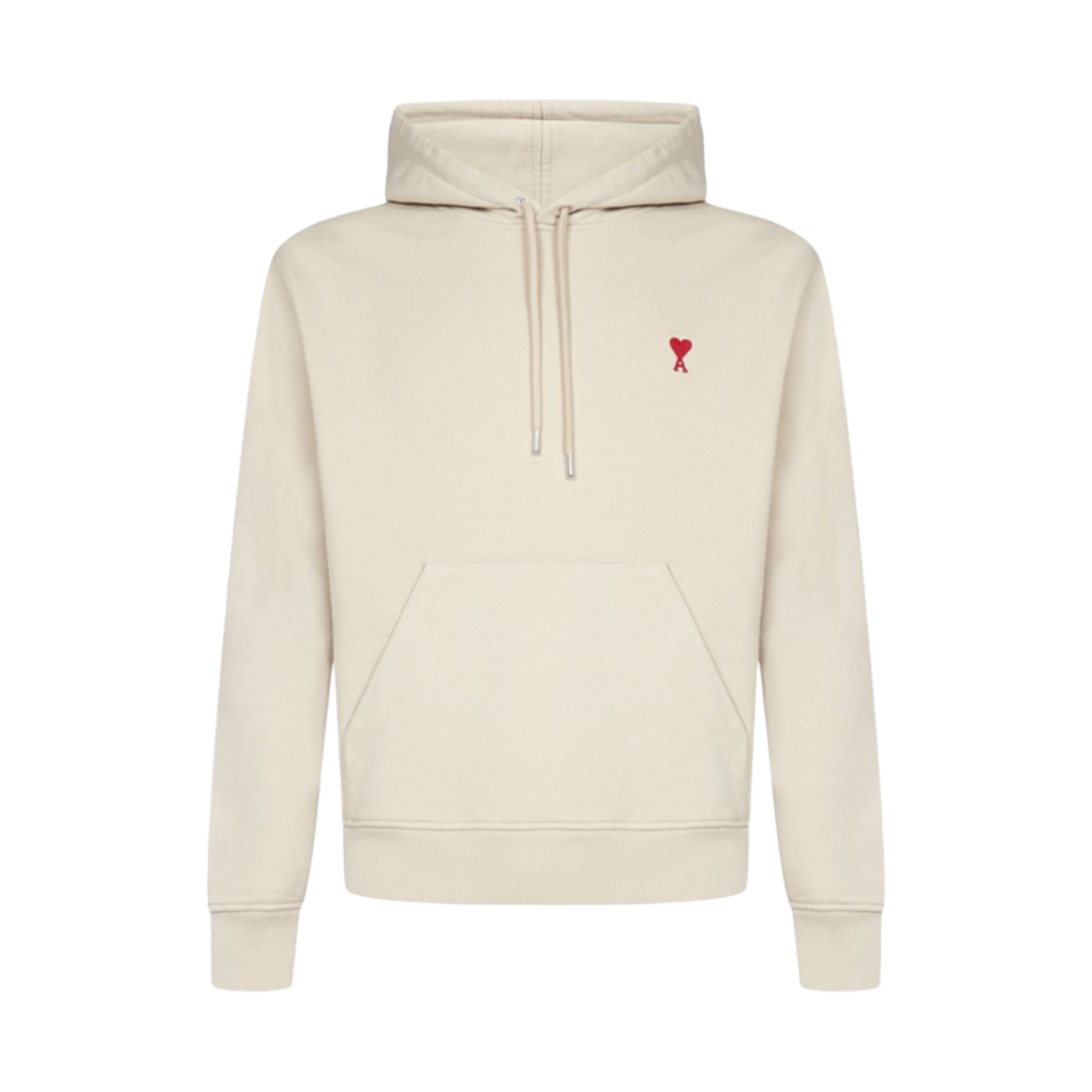아미 스몰 하트 로고 후드 베이지 - 21SS(AMI de Coeur Hoodie Beige - 21SS) - 1