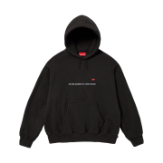 Supreme Paris Shop Small Box Hooded Sweatshirt Black - 23FW
