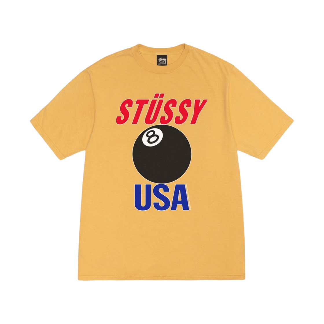 스투시 USA 티셔츠 피그먼트 다이드 허니(Stussy USA T-Shirt Pigment Dyed Honey) - 1