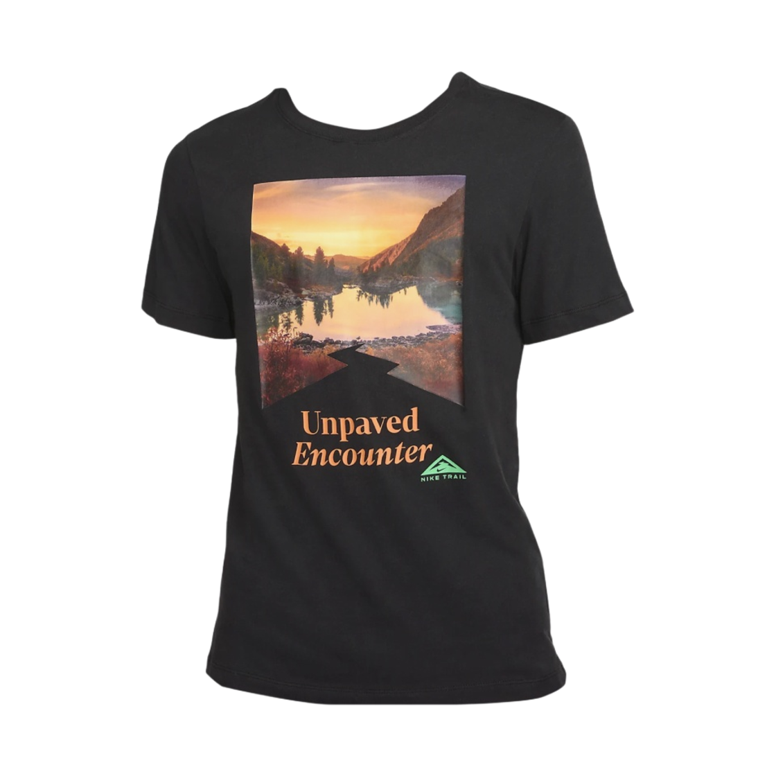 FD0121-010 Nike Trail Dri-Fit Running T-Shirt Black - Asia