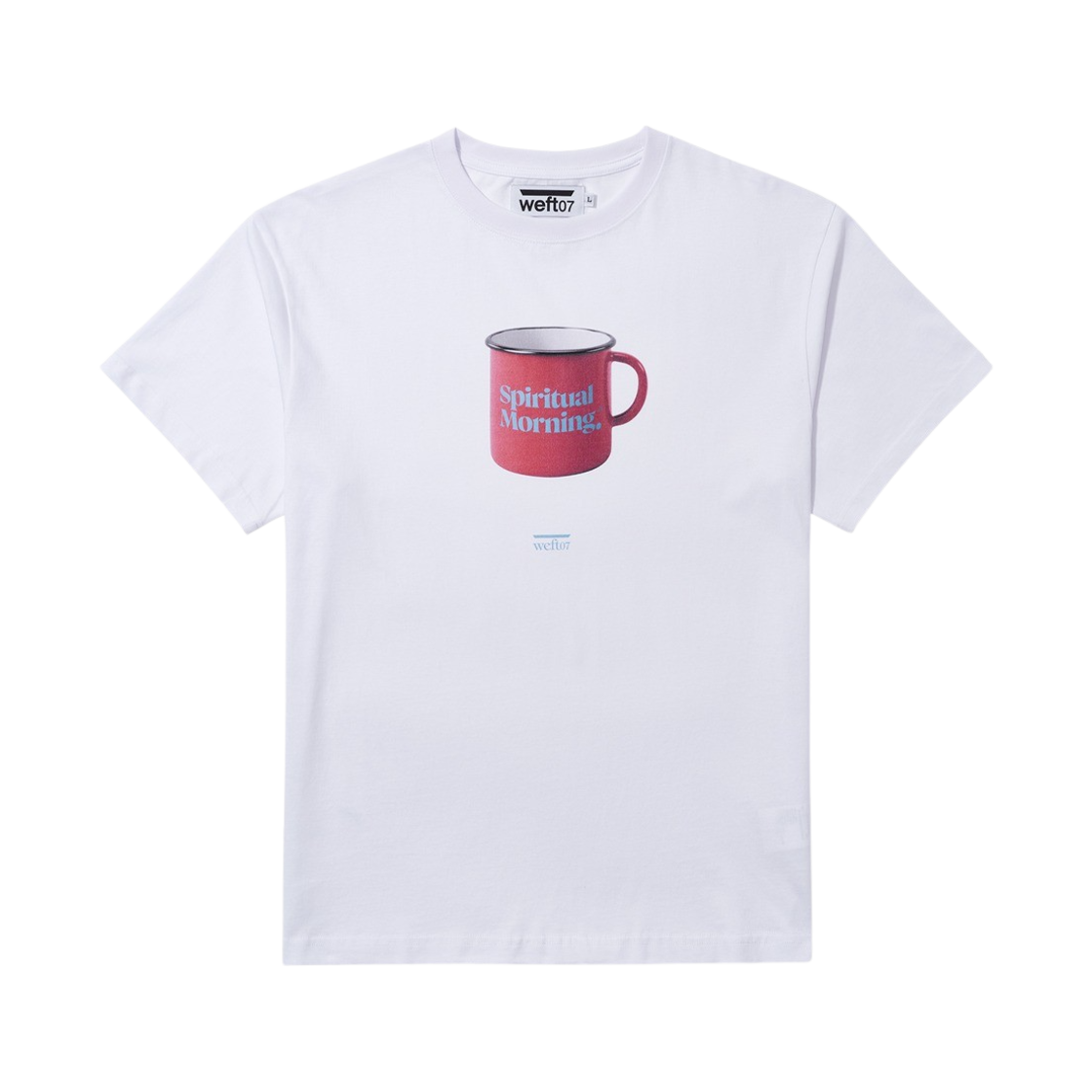 웨프트07 머그 티셔츠 화이트(Weft07 Mug T-Shirt White)