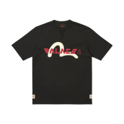 Palace x Evisu T-Shirt Black - 24SS